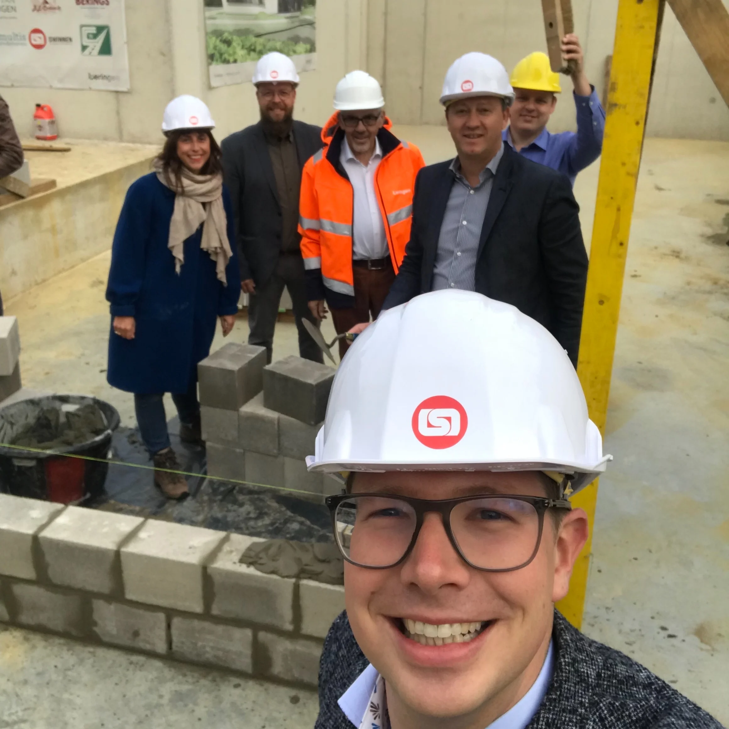 Eerste steenlegging Academiepark