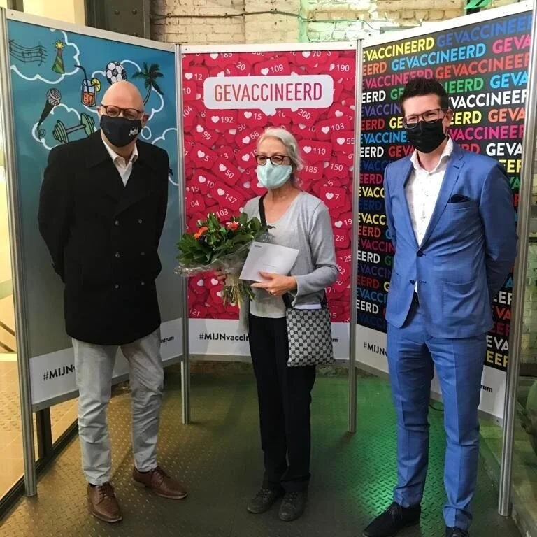 10.000ste prik in vaccinatiecentrum Beringen-Tessenderlo