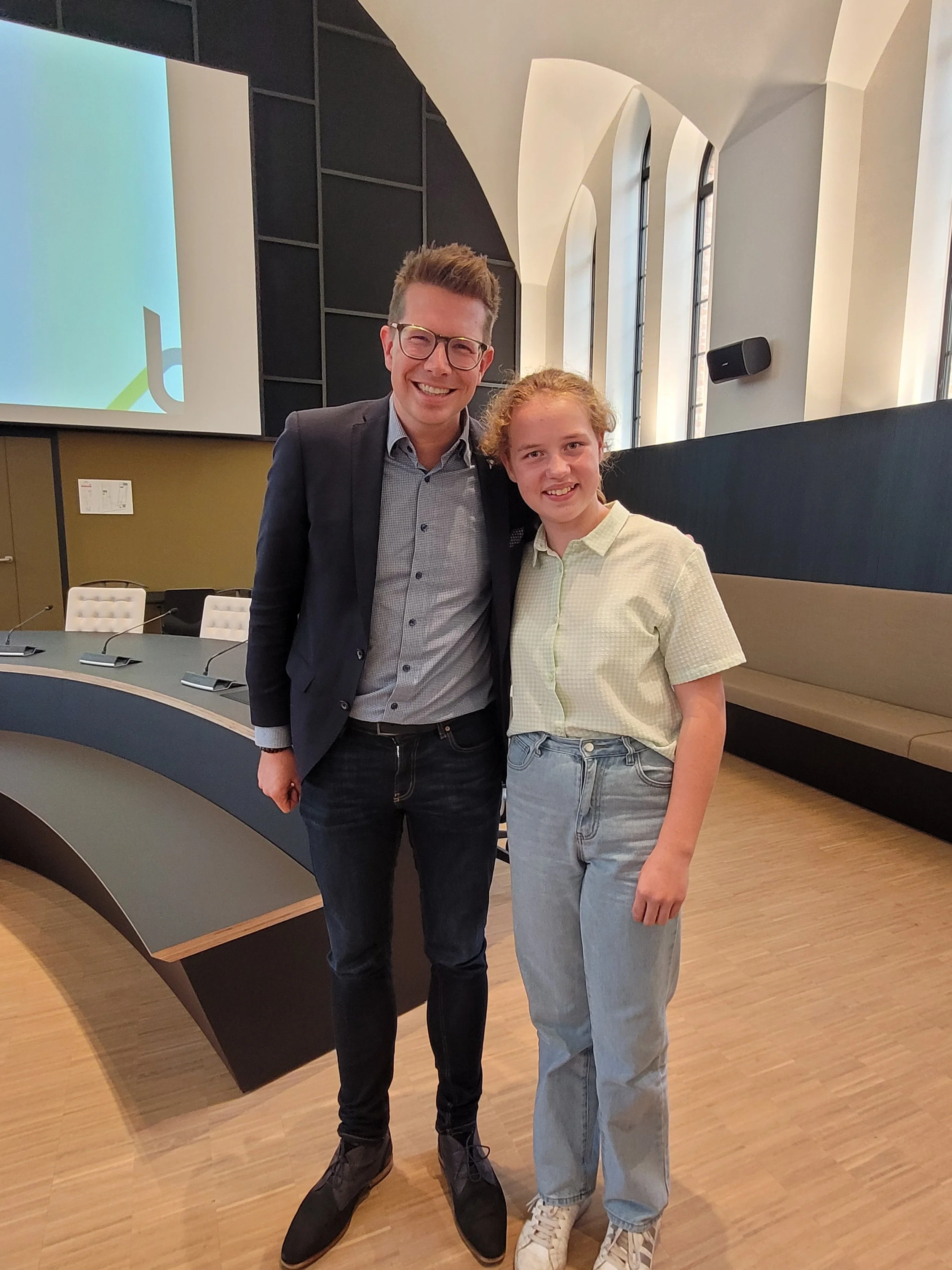 Roos Costermans is de nieuwe kinderburgemeester.