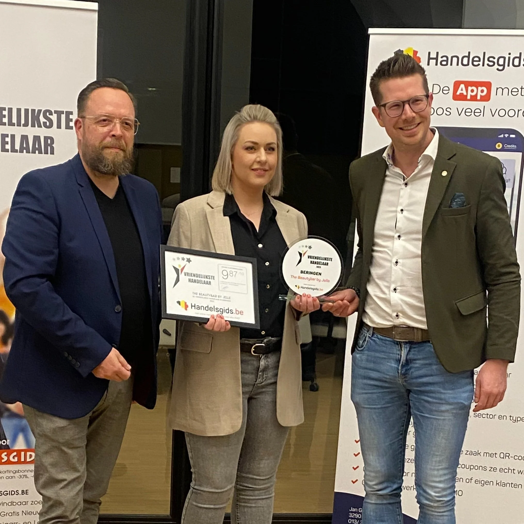 The Beautybar by Jelle is ‘vriendelijkste handelaar van Beringen’ 2023
