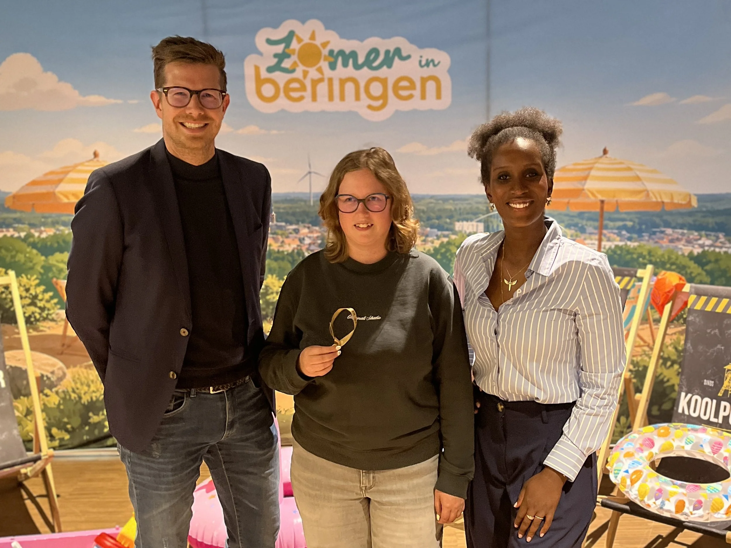 Gwen won het Golden Ticket en kan deze zomer genieten van verschillende voordelen tijdens de evenementen van stad Beringen.