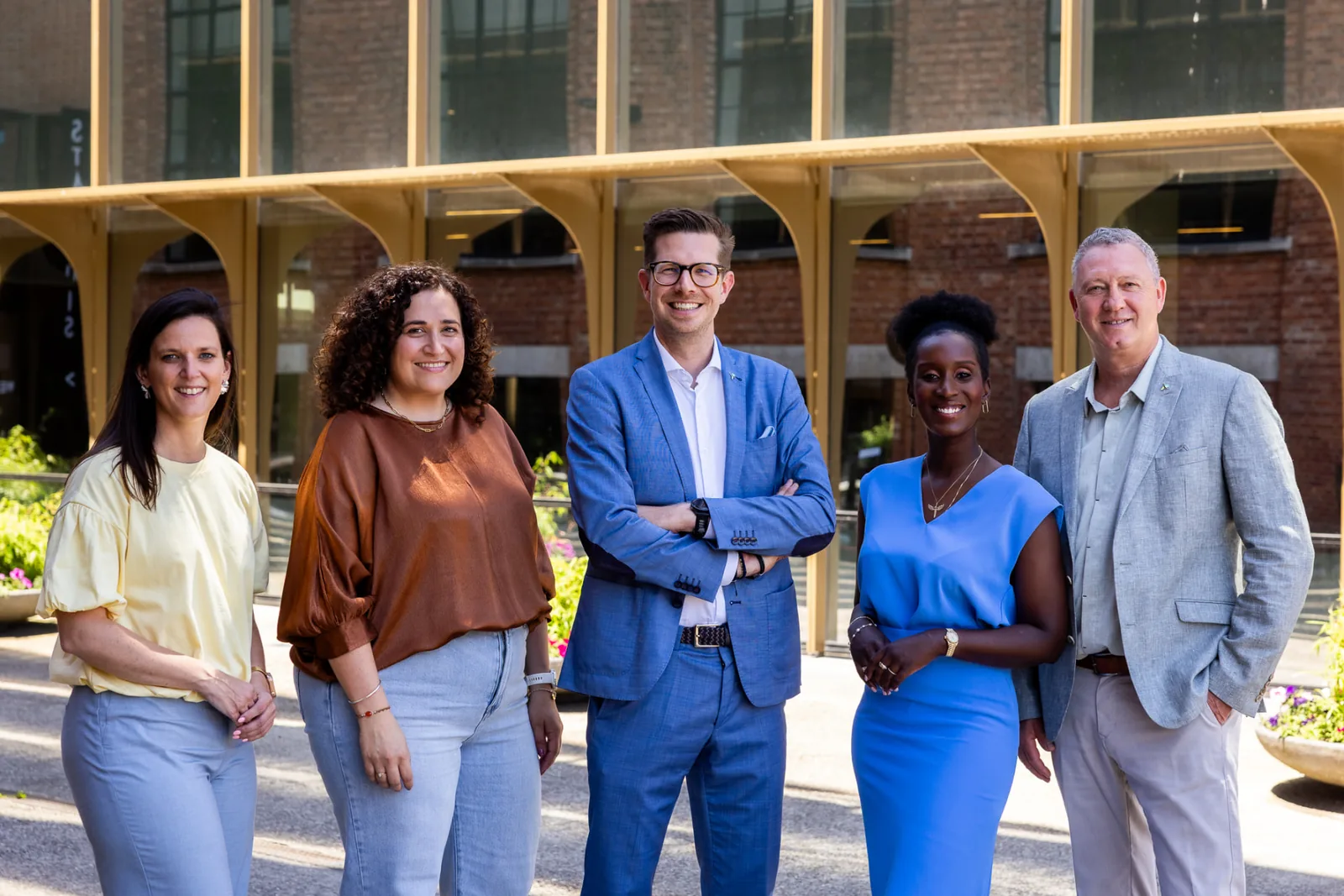 Het schepenteam van Stad Beringen
